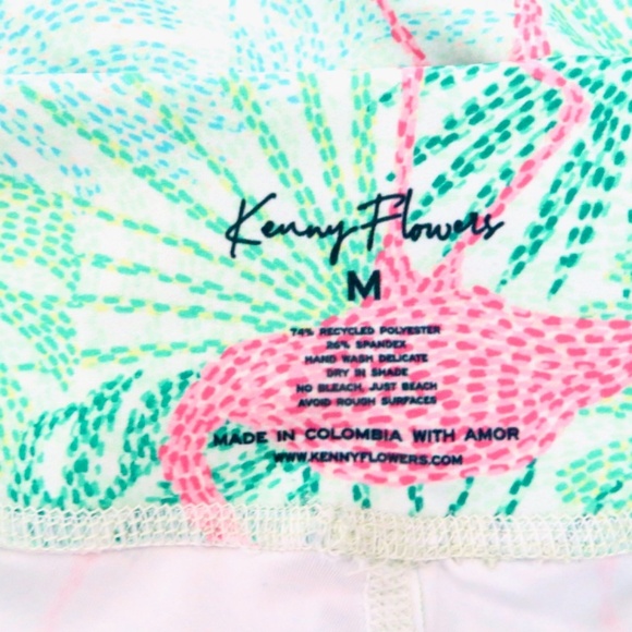 NEW! Kenny Flowers The Sunshine State Sport Shorts Flamingo Green Pink M, XXL - Picture 11 of 11